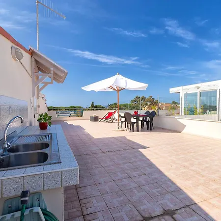 公寓 Txa Vi - Terrace With Sea View