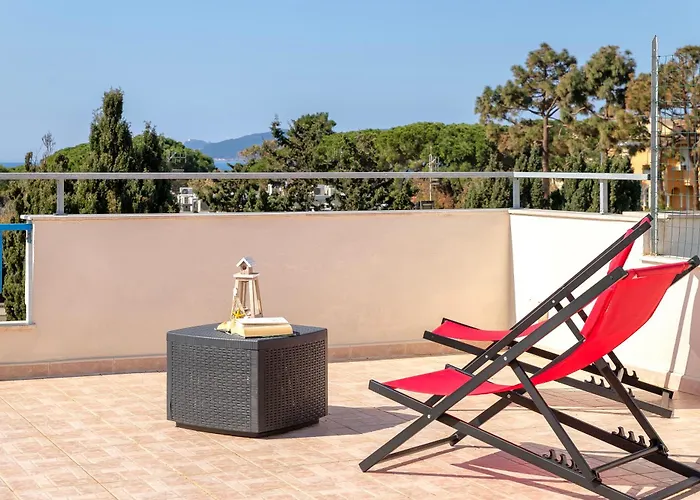 Txa Vi - Terrace With Sea View Daire *